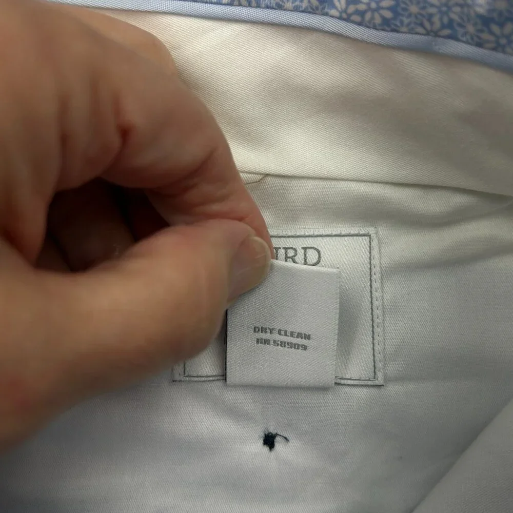 Murano Baird McNutt Alex Slim Fit Linen Pants Men's Size 29 X 30 Light Blue NWT